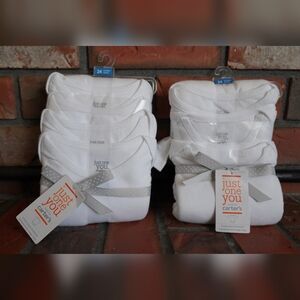 2 Carter's White Baby Bodysuits Sets
